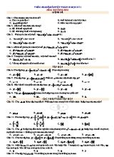 Trắc nghiệm ôn tập học kì 1 Toán Lớp 10 (Sách Kết nối tri thức) - Năm học 2022-2023